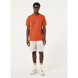 Oakley O Bark 2.0 Turuncu Bisiklet Yaka Normal Baskılı Erkek T-Shirt