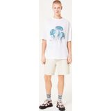 Oakley OAK.FOA406854-OAK.100 White Erkek Tişört