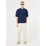 Oakley Oakley Drıven Zıp Polo Lacivert Normal Düz Erkek Polo T-Shirt