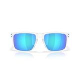 Oakley Oo9487 Holbrook XXL Dikdörtgen Güneş Gözlüğü, Parlak Şeffaf/Prizm Safir Polarize, 61 mm