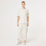 Oakley Reserve Pocket Erkek Kısa Kollu T-Shirt - Krem - XS