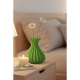 oalpo Vazo Modern Estetik 3D Baskı, Dekoratif, Bohem YEŞİL 20 CM BUYUK BOY