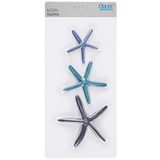 OASE biOrb 46143 deniz yıldızı seti, 3 mavi – ev tatlı su akvaryumu veya deniz suyu akvaryumu dekorasyonu için yapay deniz yıldızı
