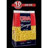 Oba Burgu Makarna 500 G x 10 Adet | Aile ve Ev Tipi Paket - 10 kg