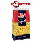 Oba Fiyonk Makarna 500 G X 20 Adet | Toplu Kullanım Paketi