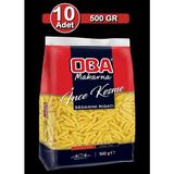 Oba Ince Kesme Makarna 500 G x 10 Adet | Çoklu Aile Paketi - 5 kg