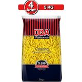 Oba Kalın Kesme Makarna 5 kg x 4 Adet | Toptan Paket Avantajı - 20 kg