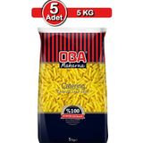 Oba Kalın Kesme Makarna 5 Kg x 5 Adet | Toptan Paket Fırsatı