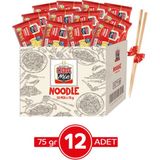 Oba Mie Spesiyal Çeşnili Noodle 12'li - 75 gr