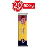 Oba Spagetti 500 gr Premium Kalite Sade Makarna Türkiye Menşeli 20'li Paket