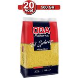 Oba Tel Şehriye Makarna 500 G x 20 Adet | Toplu Kullanım Paketi - 10 kg