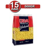 Oba Yüksük Makarna 500 G x 15 Adet | Çoklu Stok Paketi - 7,5 kg