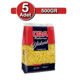 Oba Yüksük Makarna 500 G X 5 Adet | Ev Tipi Çoklu Paket