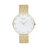 Obaku Analog Beyaz Kadran Kadın Saati-V288LXGWHG, Beyaz, Klasik