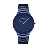 Obaku Analog Mavi Kadran Erkek Saati-V290GXLLSL, Mavi, Modern