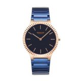 Obaku Analog Mavi Kadran Erkek Saati-V292GXVLSL, Mavi, Klasik