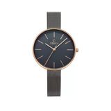 Obaku Denmark V211lxvjmj Quartz Hasır Siyah 36 Mm Kadın Kol Saati
