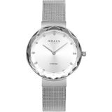 Obaku Denmark V300LXCIMC Quartz Çelik Gri Safir Cam 32 mm Kadın Kol Saati - tek ebat