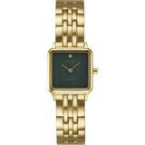 Obaku Denmark V301LXGESG Quartz Çelik Altın Rengi Yeşil Kadran 23 mm Kadın Kol Saati - tek ebat