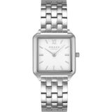Obaku Denmark V309LXCWSC Quartz Çelik Gri Beyaz Kadran Safir Cam 26 mm Kadın Kol Saati - tek ebat