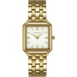Obaku Denmark V309LXGWSG Quartz Çelik Altın Rengi Beyaz Kadran 26 mm Kadın Kol Saati - tek ebat