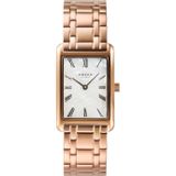 Obaku Denmark V311lxvwsv Quartz Çelik Rose Beyaz Kadran 24 Mm Kadın Kol Saati
