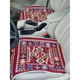 Obam Oto Koltuk Kılıfı (Çift Taraflı )Yıkanabilir Araba Takımı Kilim Bordo Renk FİAT,WW,OPEL,HYUNDAİ,BMW,MERCEDES,HER ARACA UYGUN