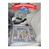OBAM Oto Koltuk Kılıfı(çift Taraflı )yıkanabilir Araba Takımı Kilim(KIRÇILLI GRİ RENK)fiat,renault,ww,vb.