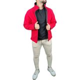 Oban Tekstil Gore-Tex Rüzgar/su Geçirmez Polar Mont - Kırmızı