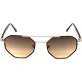 Obb Sunglasses Obb MS280 C53A Unisex Güneş Gözlüğü - Altın