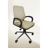 Obc Ofis Büro Concept Comfy Çalışma Sandalyesi | Ofis Koltuğu | Krom Ayaklı - Açık Kahverengi