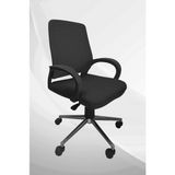 Obc Ofis Büro Concept Comfy Çalışma Sandalyesi | Ofis Koltuğu | Krom Ayaklı - Siyah