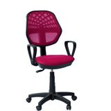 Obc Ofis Büro Concept Kollu Fileli Personel Koltuğu Ofis Koltukları Bilgisayar Koltuğu Sekreter Sandalyesi - Pembe