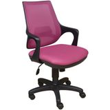 Obc Ofis Büro Concept Kontez Büro Çalışma Koltuğu Öğrenci Sandalyesi Plastik Ayak Pembe