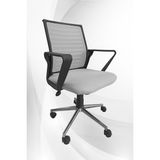 Obc Ofis Büro Concept Prime Yönetici Koltuğu Ofis Çalışma Koltuğu - Sandalyesi Krom Ayak - Gri
