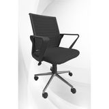 Obc Ofis Büro Concept Prime Yönetici Koltuğu Ofis Çalışma Koltuğu - Sandalyesi Krom Ayak - Siyah