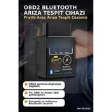 Obd2 Bluetooth Araç Arıza Tespit Cihazı - Motor Check Engine Okuyucu Ve Sıfırlama Bx-313516