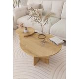 OBİ Atölye 2 li Orta Sehpa Seti, İskandinav Stil, Bohem, 72 cm, 40 cm - Safir Meşe