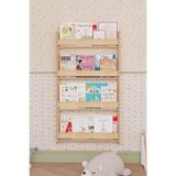 OBİ Atölye Çocuk Kitaplık Montessori Dikey Kitaplık 4 Katlı 60x110 cm Duvar Kitaplık