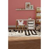 Obi Atölye Çocuk Masa Sandalye Takımı 90X45 cm 3 Sepetli Çocuk Çalışma Masası Aktivite Masası - Kelebek