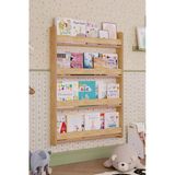 OBİ Atölye Çocuk Odası Kitaplık 4 Katlı 80x110 Montessori Çocuk Kitaplık - Safir Meşe