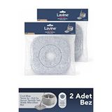 obido (2 Adet) Cool Mop Temizlik Seti %100 Mikrofiber Yedek Bezi