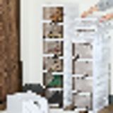 Obido Lavine Çok Amaçlı 6 Katlı Katlanabilir Taşınabilir Premium Portatif Organizer Ayakkabılık
