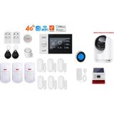 Obiem Akıllı Güvenlik Pet Destekli Alarm Sistemleri + Iç Mekân PTZ HD Kamera - Ev ve Iş Yeri (Güneş Enerjili Dış Sirenli- Standart Plus) - Pet Destekli Güneş enerjili Dış Sirenli İç Mekan Kameralı (Standart Plus)