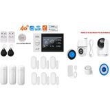 Obiem Akıllı Güvenlik Standart Plus Alarm Sistemleri + İç ve Dış Mekân PTZ HD Kamera - Ev ve İş Yeri - İç ve Dış Mekan Kameralı Standart Plus