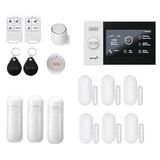 OBİEM Ev ve İş Yeri Akıllı Güvenlik Alarm Sistemleri(Sim Kart/google Asistan/amazon Alexa/Tuya Smart) (standart set)