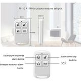 Obiem Pf-50 433 Mhz 4 Tuşlu Kablosuz Uzaktan Kumanda (Piller İçinde) - Beyaz