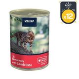 Obivan 12x400 gr Kuzu Etli Ezme Yetişkin Kedi Konservesi