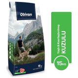 Obivan 15 kg Yaşlı Köpek Maması Av Eti İçerikli Kuzu Etli Sağlıklı Beslenme