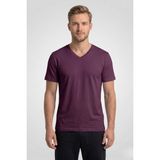 Obje Erkek Bordo Bambo V Yaka Yarım Kol Tişört - 3XL